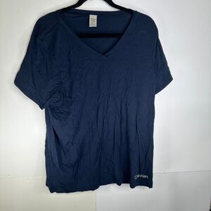 Calvin Klein Sleepwear Sz XL T-Shirt Viscose Cotton and Elastane Blend